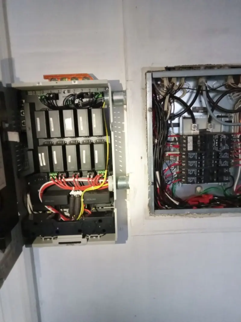 Electrical panel upgrade completed for Indoor Lighting Installation in Hillsborough